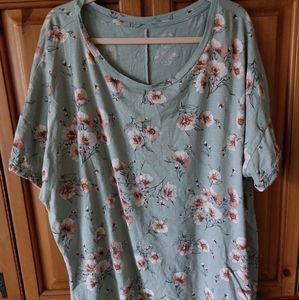 Maurices 24/7, 4, green floral